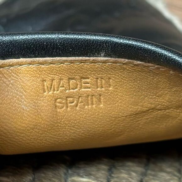 Gucci Black Guccissima Leather Pilar Espadrille Flats - Picture 11 of 15